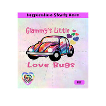 Glammy's Little Love Bugs | Beetle Car | Hearts - Transparent PNG, SVG, DXF  - Silhouette, Cricut, Scan N Cut