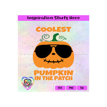 Coolest Pumpkin In The Patch | Sunglasses - Transparent PNG SVG DXF - Silhouette, Cricut, ScanNCut