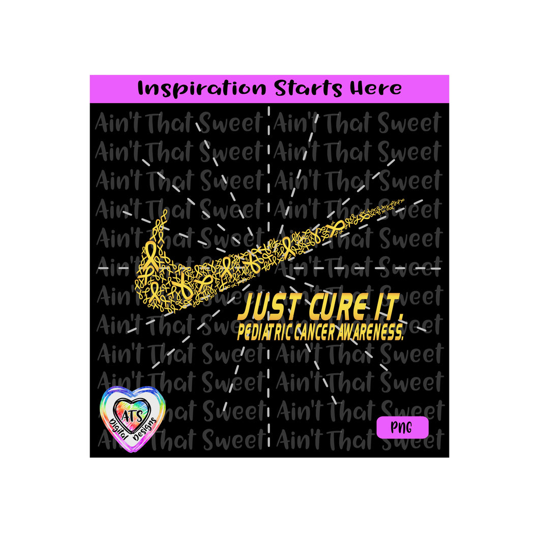 Just Cure It, Pediatric Cancer Awareness, Ribbons